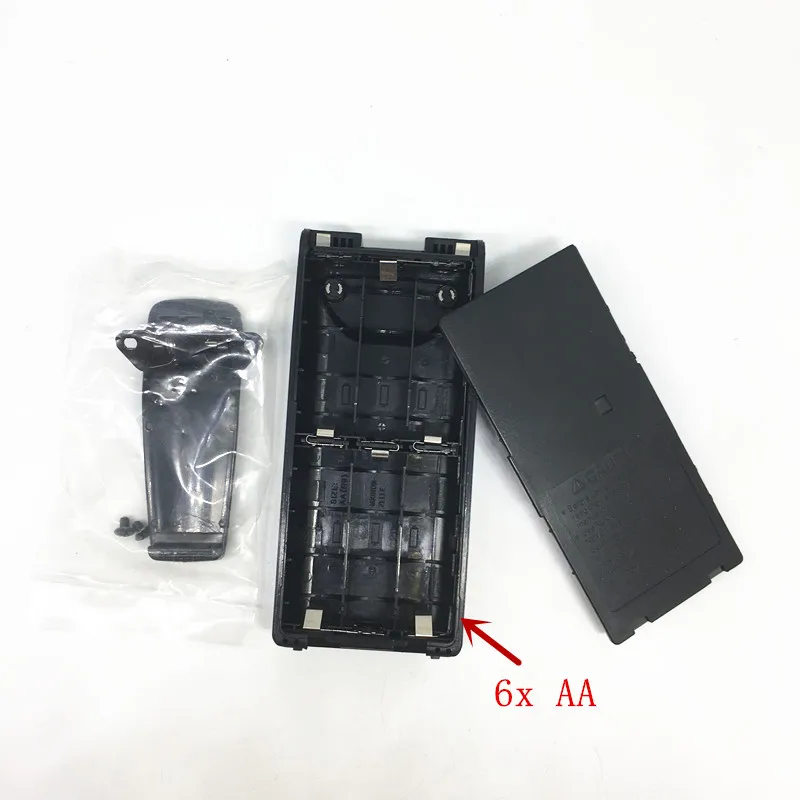 Battery case box for Icom IC-V8 IC-V82 IC-F30GT IC-F40GT IC-F31GS IC-F3GS IC-F11 etc walkie talkie 6*AA with belt clip
Battery case box for Icom IC-V8 IC-V82 IC-F30GT IC-F40GT IC-F31GS IC-F3GS IC-F11 etc walkie talkie 6*AA with belt clip
