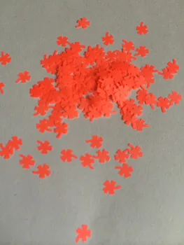 Free shipping Neon Orange solvent resistant clover glitters for nail art decorations
Free shipping Neon Orange solvent resistant clover glitters for nail art decorations