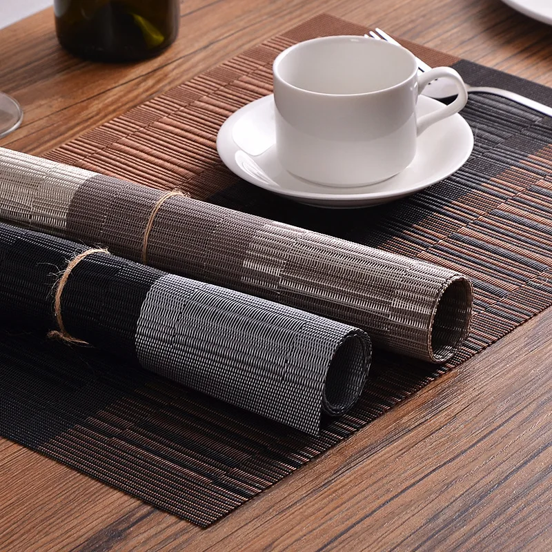 High-grade Environmental Protection Insulation Mat PVC Placemat 30*45CM Western Restaurant Non-slip Waterproof Table Mat Coaster
High-grade Environmental Protection Insulation Mat PVC Placemat 30*45CM Western Restaurant Non-slip Waterproof Table Mat Coaster