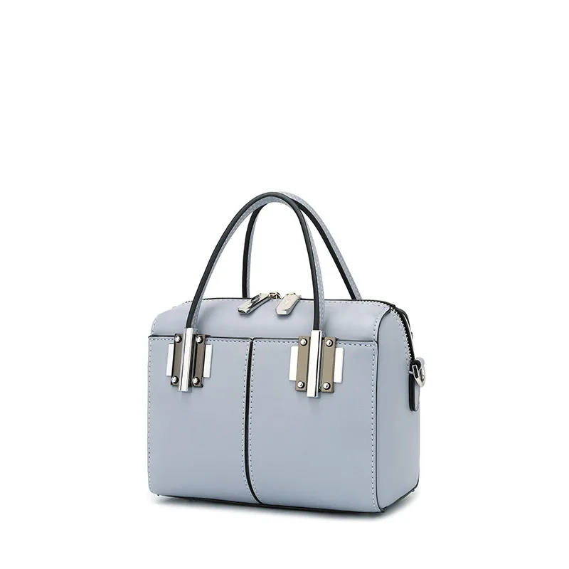 The first layer of leather handbags Boston 2017 new Korean fashion elegant Shoulder Messenger Laptop one generation 
The first layer of leather handbags Boston 2017 new Korean fashion elegant Shoulder Messenger Laptop one generation