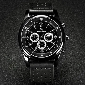 New Mens Watches V6 Brand Luxury Casual Military Quartz Sports Wristwatch Leather Strap Male Clock Watch relogio masculino
New Mens Watches V6 Brand Luxury Casual Military Quartz Sports Wristwatch Leather Strap Male Clock Watch relogio masculino