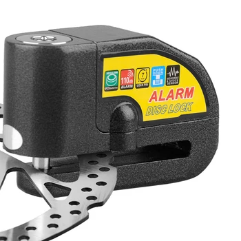 110 db Alarm Anti-theft Motorcycle Bike Wheel Disc Brake Lock Waterproof Security Steel Disc Lock Bike Lock Bicycle Accessory
110 db Alarm Anti-theft Motorcycle Bike Wheel Disc Brake Lock Waterproof Security Steel Disc Lock Bike Lock Bicycle Accessory