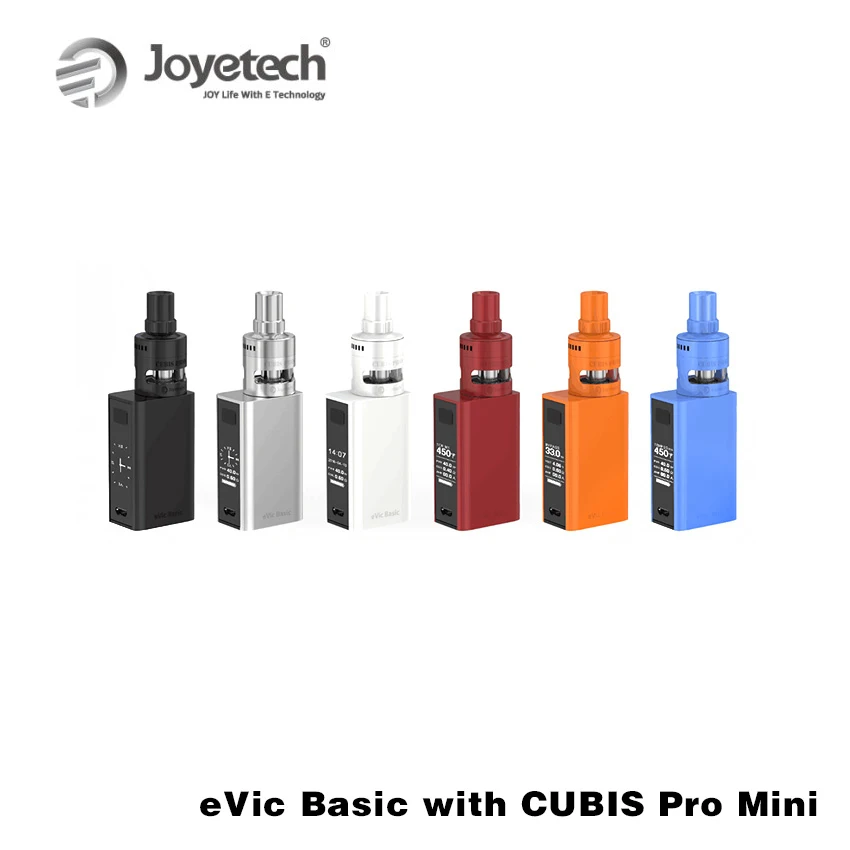 100% Original Joyetech eVic Basic with CUBIS Pro Mini Kit 1500mah eVic Basic Battery Box Mod with 2ml Cubis Pro Mini Atomizer 
100% Original Joyetech eVic Basic with CUBIS Pro Mini Kit 1500mah eVic Basic Battery Box Mod with 2ml Cubis Pro Mini Atomizer