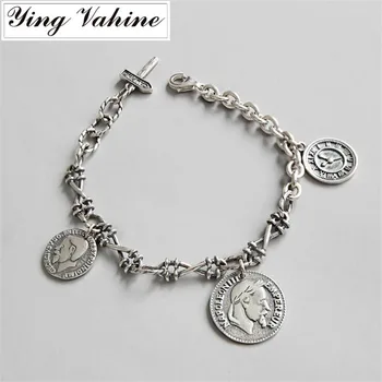 Authentic 925 Sterling Silver Jewelry Hero Napoleon Head Coin Charm Bracelets for Women
Authentic 925 Sterling Silver Jewelry Hero Napoleon Head Coin Charm Bracelets for Women