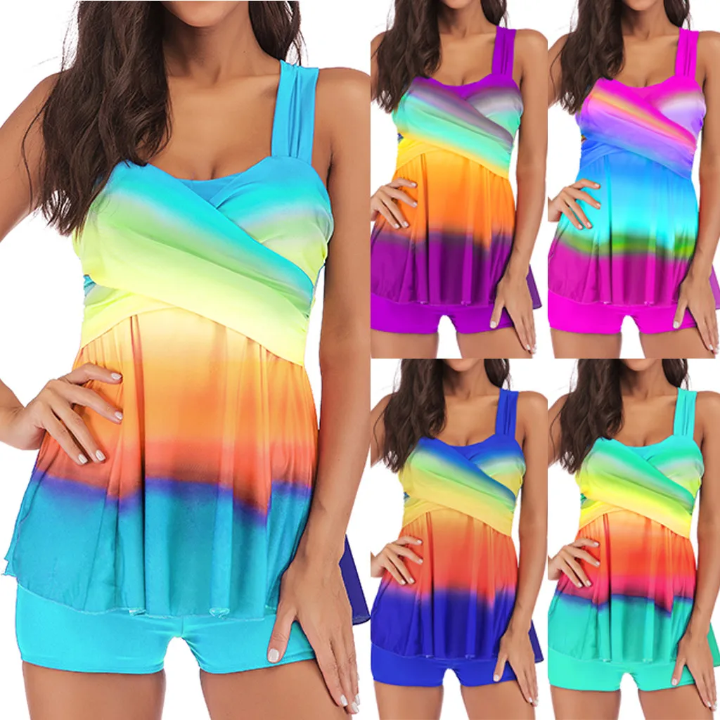 Lovely Girl Plus Size Suits Women Plus Size Gradient Tankini Swimjupmsuit Swimsuit Beachwear Padded Swimwear 30 Drop shipping
Lovely Girl Plus Size Suits Women Plus Size Gradient Tankini Swimjupmsuit Swimsuit Beachwear Padded Swimwear 30 Drop shipping