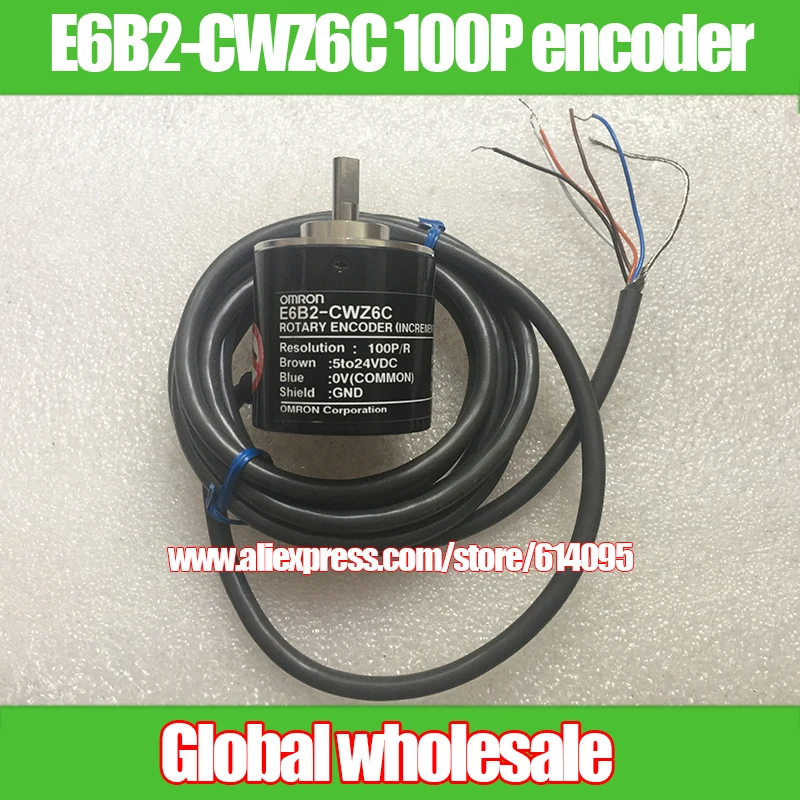 1pcs E6B2-CWZ6C 100P/R rotary encoder for Omron / 100 line incremental optical encoder / pulse generator / motor controller
1pcs E6B2-CWZ6C 100P/R rotary encoder for Omron / 100 line incremental optical encoder / pulse generator / motor controller