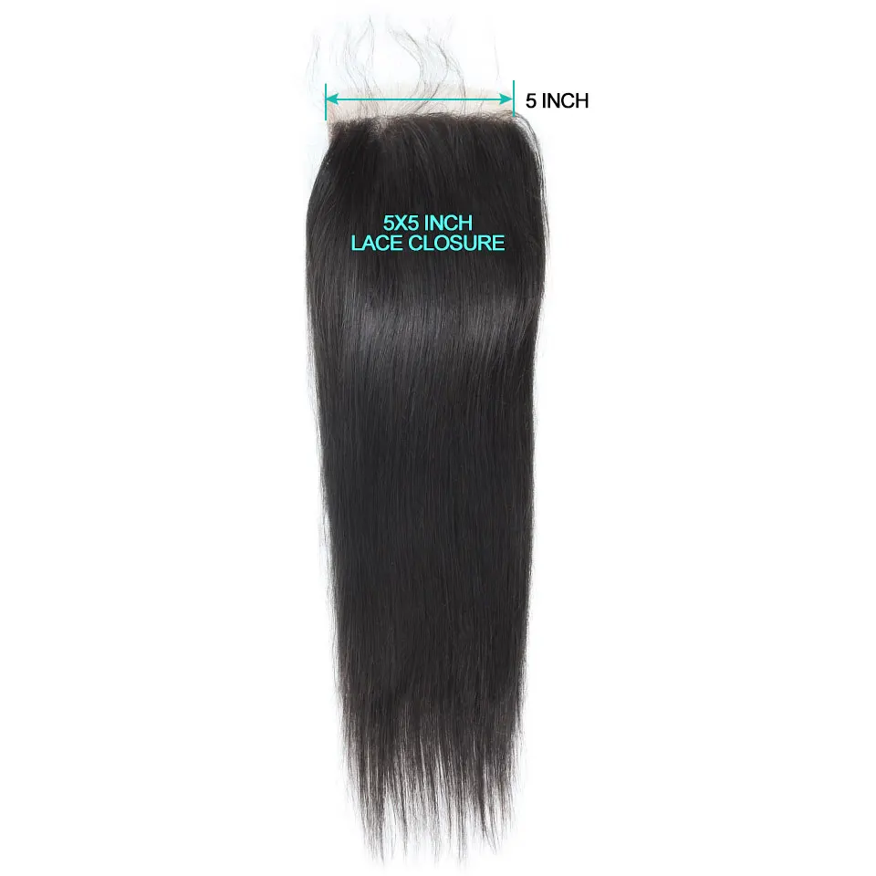 allove straight 5X5 lace closure (6)