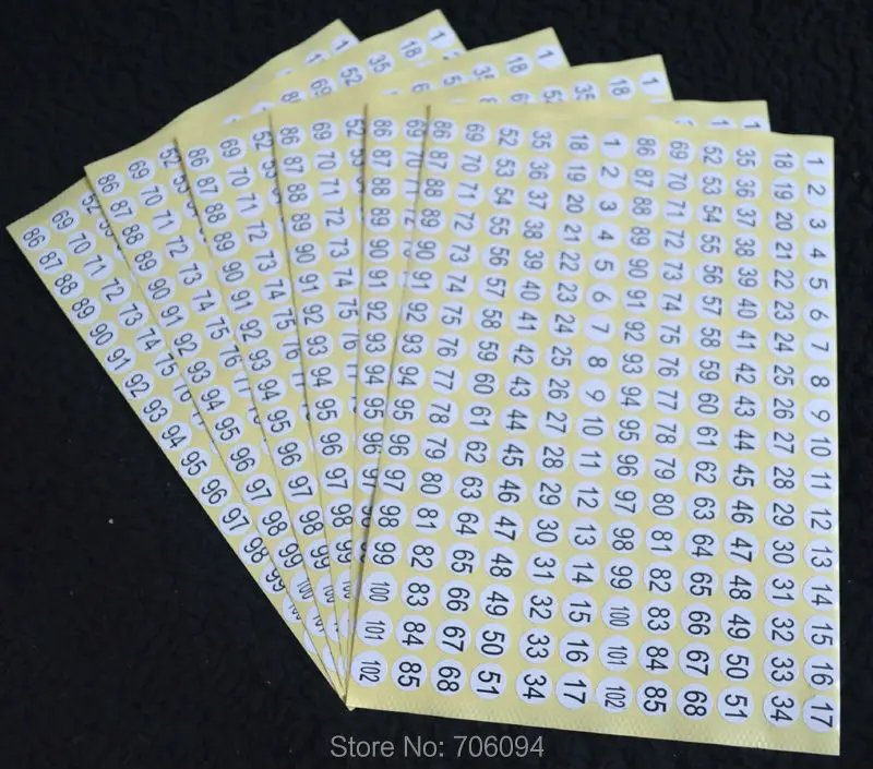 1530pcs/lot 1 to 102 Arabic numerals self adhesive sticker label numbers sticker,Round figures sticker
1530pcs/lot 1 to 102 Arabic numerals self adhesive sticker label numbers sticker,Round figures sticker
