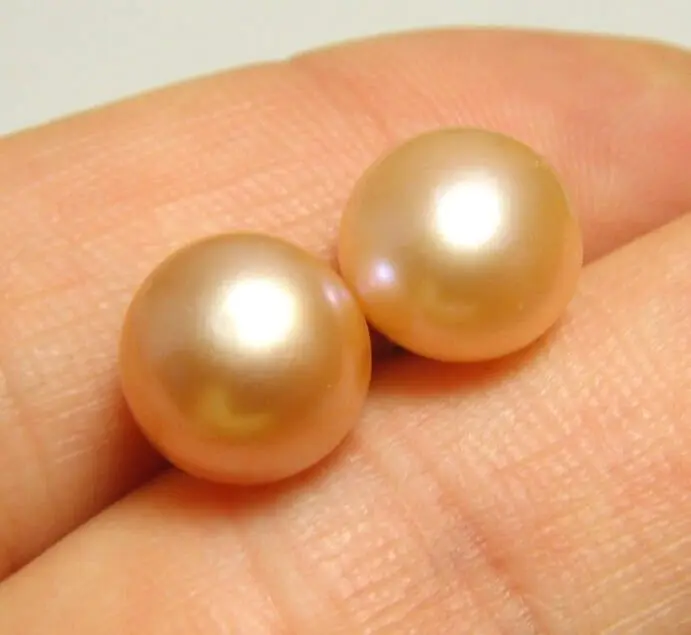 AAA 10-11mm natural south sea gold pink freshwater pearl earrings 925 silver Stud Earrings
AAA 10-11mm natural south sea gold pink freshwater pearl earrings 925 silver Stud Earrings