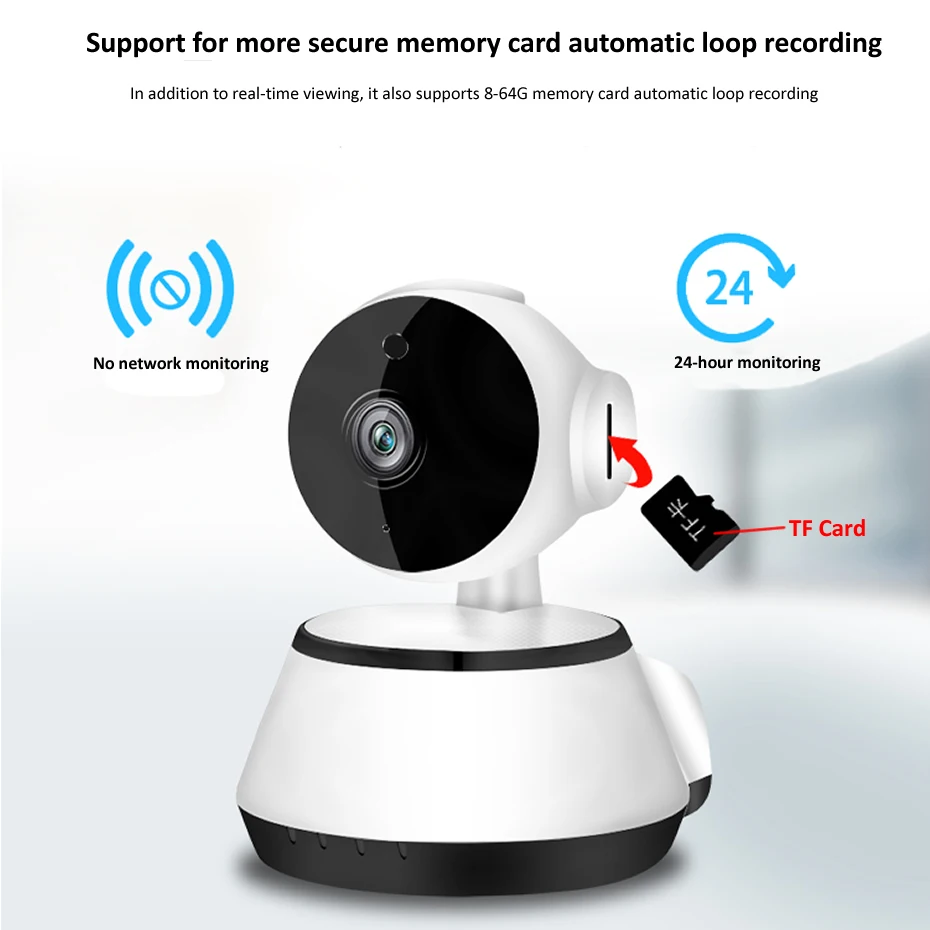 Baby Monitor Portable WiFi IP Camera 720P HD Wireless Smart Baby Camera Audio Video Record Surveillance Home Security Camera
Baby Monitor Portable WiFi IP Camera 720P HD Wireless Smart Baby Camera Audio Video Record Surveillance Home Security Camera