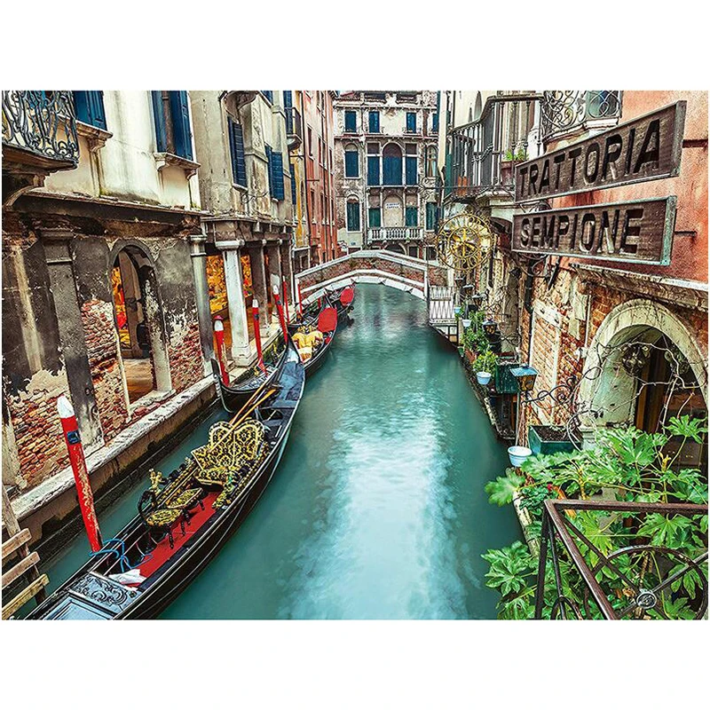 Full Square/Round drill 5D DIY Diamond embroidery Venice waterway Diamond Painting Cross Stitch Rhinestone Mosaic decoration H78
Full Square/Round drill 5D DIY Diamond embroidery Venice waterway Diamond Painting Cross Stitch Rhinestone Mosaic decoration H78