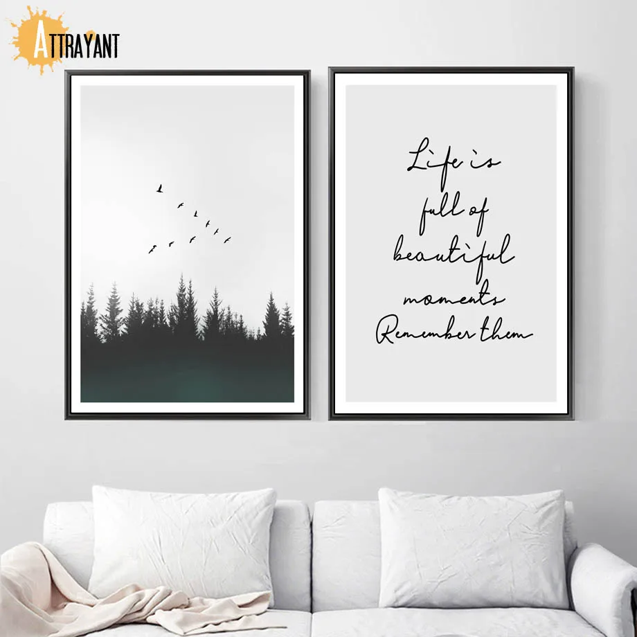 Forest Bird Quotes Black White Nordic Posters And Prints Wall Art Canvas Painting Wall Pictures For Living Room Bedroom Decor
Forest Bird Quotes Black White Nordic Posters And Prints Wall Art Canvas Painting Wall Pictures For Living Room Bedroom Decor