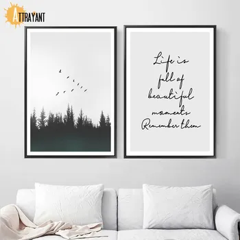 Forest Bird Quotes Black White Nordic Posters And Prints Wall Art Canvas Painting Wall Pictures For Living Room Bedroom Decor
Forest Bird Quotes Black White Nordic Posters And Prints Wall Art Canvas Painting Wall Pictures For Living Room Bedroom Decor
