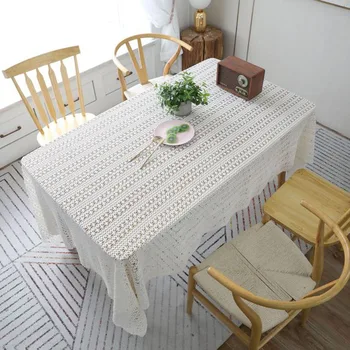 Pastoral Handmade Crochet Lace Tablecloth Cover Towel Cotton Woven Openwork Kitchen Dining Table Cloth Piano Cover Cloth
Pastoral Handmade Crochet Lace Tablecloth Cover Towel Cotton Woven Openwork Kitchen Dining Table Cloth Piano Cover Cloth
