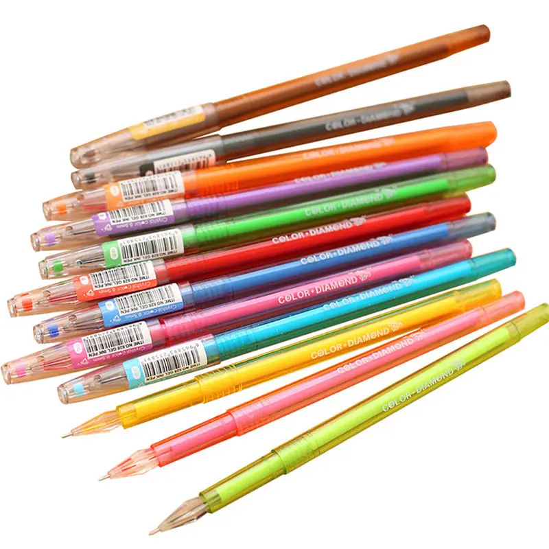 Coloffice 3PCs/Set Colorful Korean stationery fresh cool color gel pen Candy color diamond head 12 color pen student Stationery
Coloffice 3PCs/Set Colorful Korean stationery fresh cool color gel pen Candy color diamond head 12 color pen student Stationery