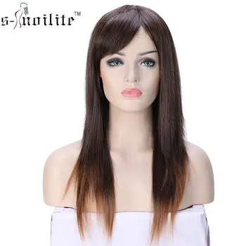 Snoilite 23inch women Wig Synthetic Long Straight Hair Wigs for Women Daily Costume Dress Heat Resistant Cosplay red brown
Snoilite 23inch women Wig Synthetic Long Straight Hair Wigs for Women Daily Costume Dress Heat Resistant Cosplay red brown