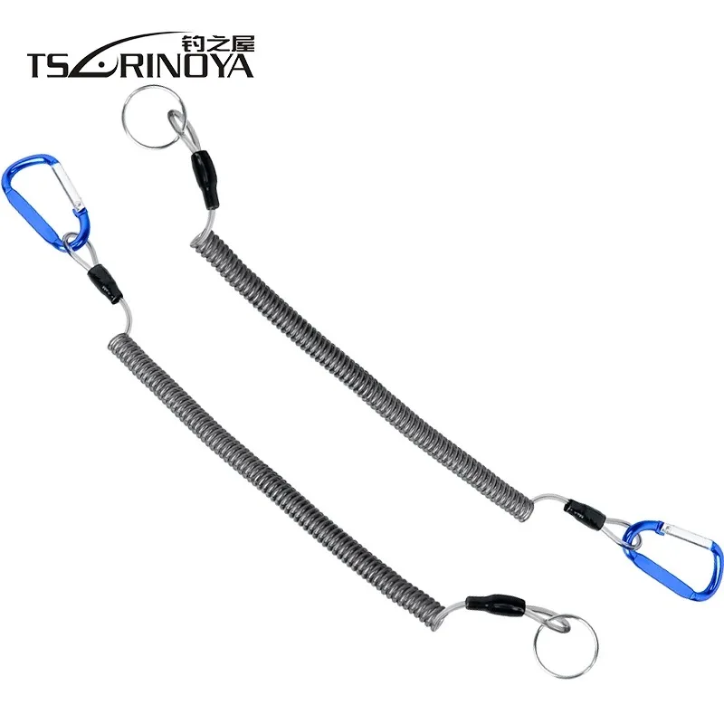TSURINOYA 2Pcs Fishing Retention Rope Within Steel Wire High Flexibility Pesca Fishing Tool Plastic Missed Protective Line Rope
TSURINOYA 2Pcs Fishing Retention Rope Within Steel Wire High Flexibility Pesca Fishing Tool Plastic Missed Protective Line Rope