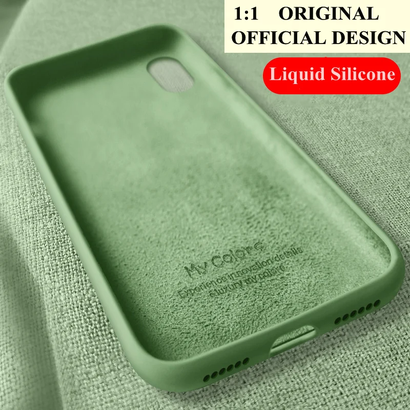 Original Liquid Silicone Case For iPhone 7 8 6 6s Plus Soft TPU Back Cover Candy Color Coque Phone Case For iPhone X Xs Max XR
Original Liquid Silicone Case For iPhone 7 8 6 6s Plus Soft TPU Back Cover Candy Color Coque Phone Case For iPhone X Xs Max XR