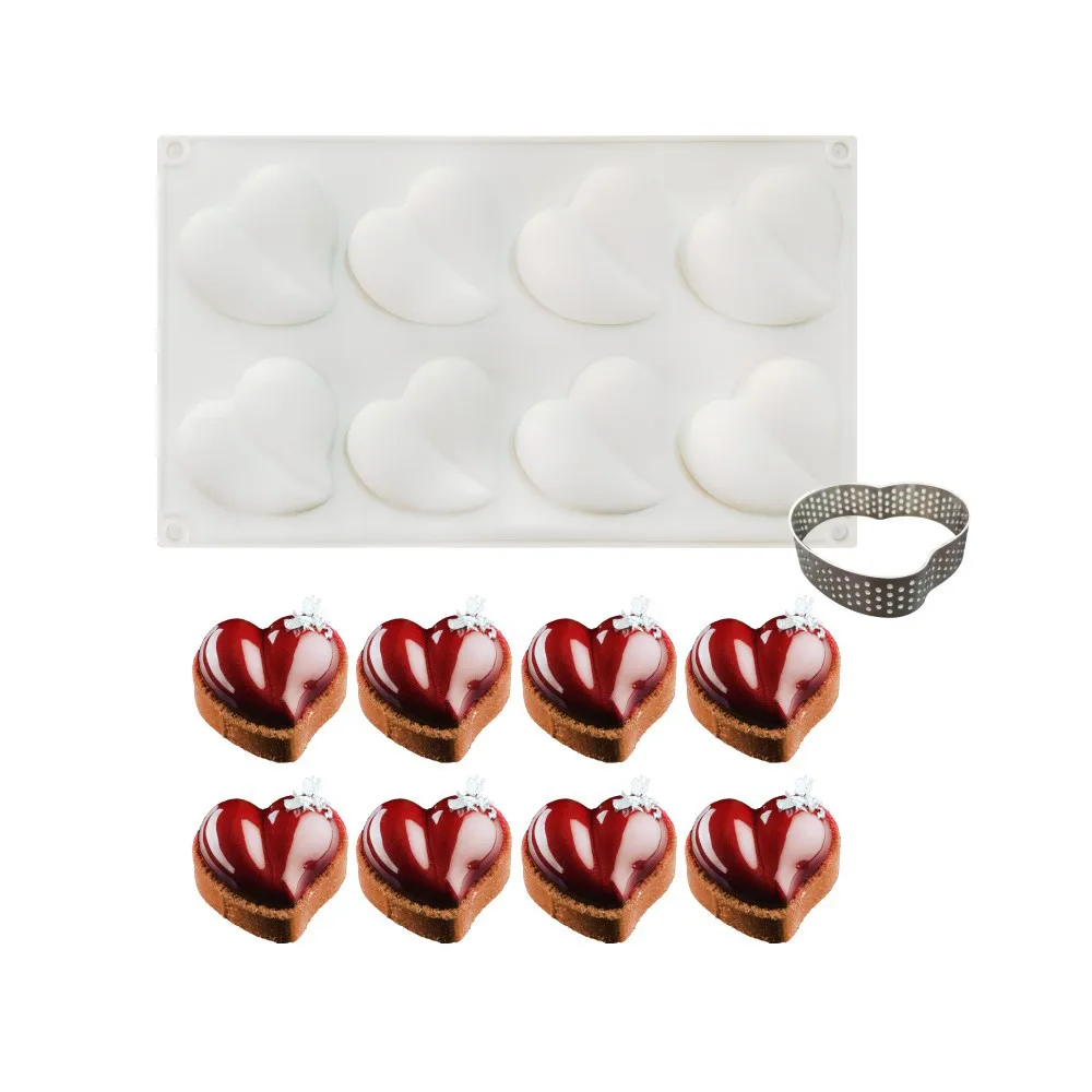 Heart Shaped Silicone Mold Dessert Tart Mould Cheese Cakes Ice Cream Chiffon Cakes Pan Baking Cupcake Chocolate Molds
Heart Shaped Silicone Mold Dessert Tart Mould Cheese Cakes Ice Cream Chiffon Cakes Pan Baking Cupcake Chocolate Molds