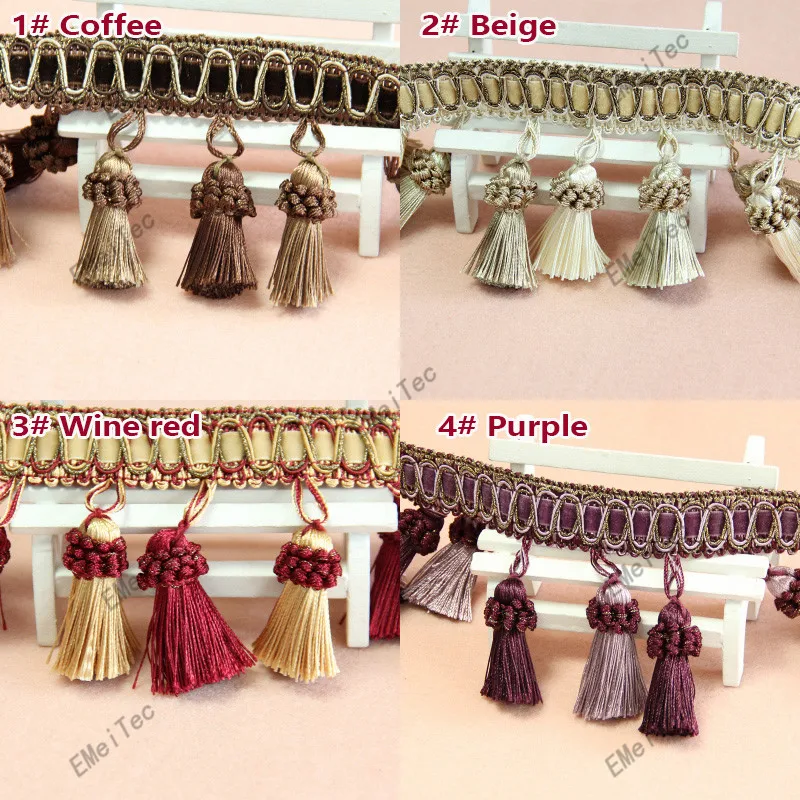 6M/lot 11 Colors 8cm Boutique Curtain Tassels Hanging Lace Trimmings Fringes DIY Sewing Home Decorative Accessories
6M/lot 11 Colors 8cm Boutique Curtain Tassels Hanging Lace Trimmings Fringes DIY Sewing Home Decorative Accessories