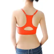 女性ヨガフィットネスワークアウトタンクトップのシームレスなレーサーバックスポーツブラトップスポーツアスレチックスポーツウェア(China)