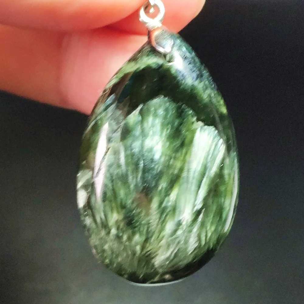 Natural Green Seraphinite Reiki Woman Gemstone Pendant 38x24x10mm Lady Best Gift Seraphinite Necklace Drop Shipping AAAAA
Natural Green Seraphinite Reiki Woman Gemstone Pendant 38x24x10mm Lady Best Gift Seraphinite Necklace Drop Shipping AAAAA