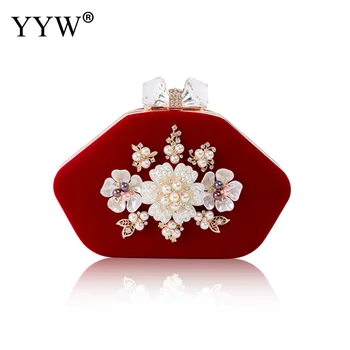 YYW Red Red Luxury Clutch Women Sac Main Femme Evening Bags Elegant Wedding Party Pearl Flower Bride Handbag Mini Sac Strass New
YYW Red Red Luxury Clutch Women Sac Main Femme Evening Bags Elegant Wedding Party Pearl Flower Bride Handbag Mini Sac Strass New