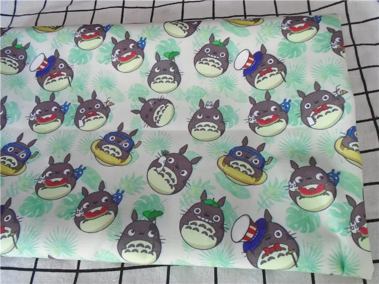 50*145cm printed Totoro DIY handmade patchwork Canvas fabric cloth home textile Sewing DIY Tablecloth Sofa Cover
50*145cm printed Totoro DIY handmade patchwork Canvas fabric cloth home textile Sewing DIY Tablecloth Sofa Cover