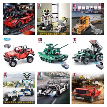 H&HXY CADA DHL IN STOCK C61016 C61006 C71002 C51027 Tank Sports car Engineering vehicle Robot Model Building Block Bricks Toys
H&HXY CADA DHL IN STOCK C61016 C61006 C71002 C51027 Tank Sports car Engineering vehicle Robot Model Building Block Bricks Toys