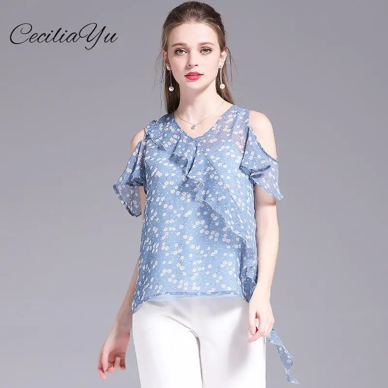 Womens Tops And Blouses 2019 New Arrival Merry Cecilia Regular Chiffon Short Tassel Print V-neck Butterfly Sleeve Summer Shirt
Womens Tops And Blouses 2019 New Arrival Merry Cecilia Regular Chiffon Short Tassel Print V-neck Butterfly Sleeve Summer Shirt