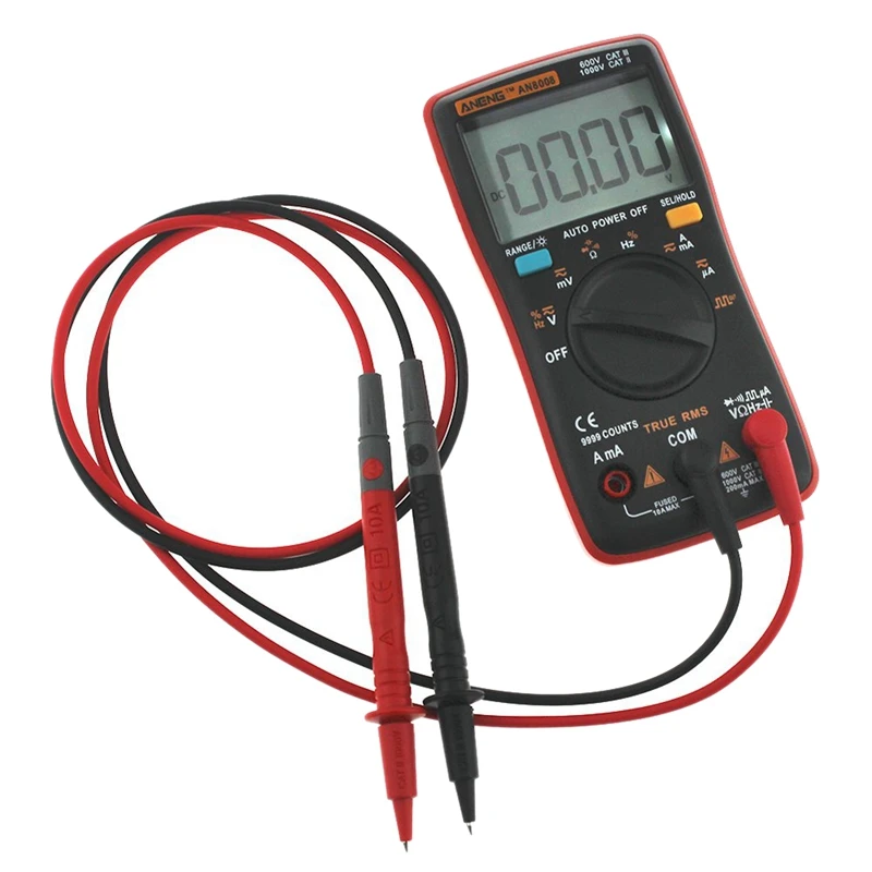 THGS Aneng An8008 True-Rms Digital Multimeter Square Wave Voltage Ammeter Max Display 9999 Counts Auto/Manual Ranges True Rms
THGS Aneng An8008 True-Rms Digital Multimeter Square Wave Voltage Ammeter Max Display 9999 Counts Auto/Manual Ranges True Rms