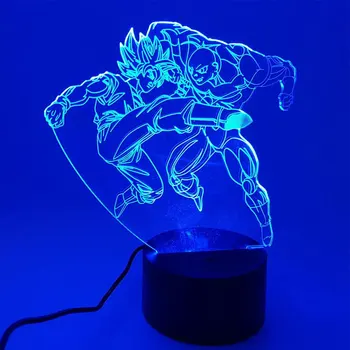 Dragon Ball Z 3D Night Light LED Son Goku VS Jiren 3D Illusion Table Lamp Color Changing Luminaria Jiren Dragon Ball Lamp
Dragon Ball Z 3D Night Light LED Son Goku VS Jiren 3D Illusion Table Lamp Color Changing Luminaria Jiren Dragon Ball Lamp