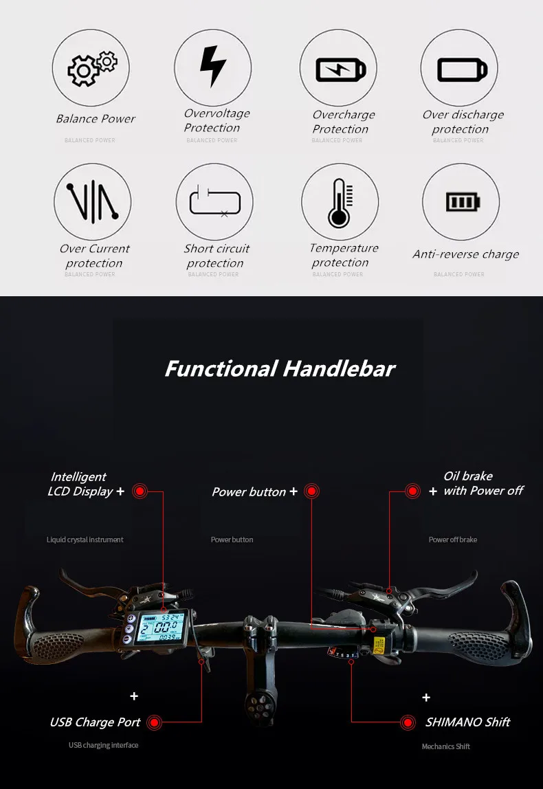 Best Electric Bike 48V 500W Lithium Engine 4.0 Fat Tire Aluminum Alloy Frame Bicycle SHIMAN0 27 30 Speed Snow Beach E Bike 3