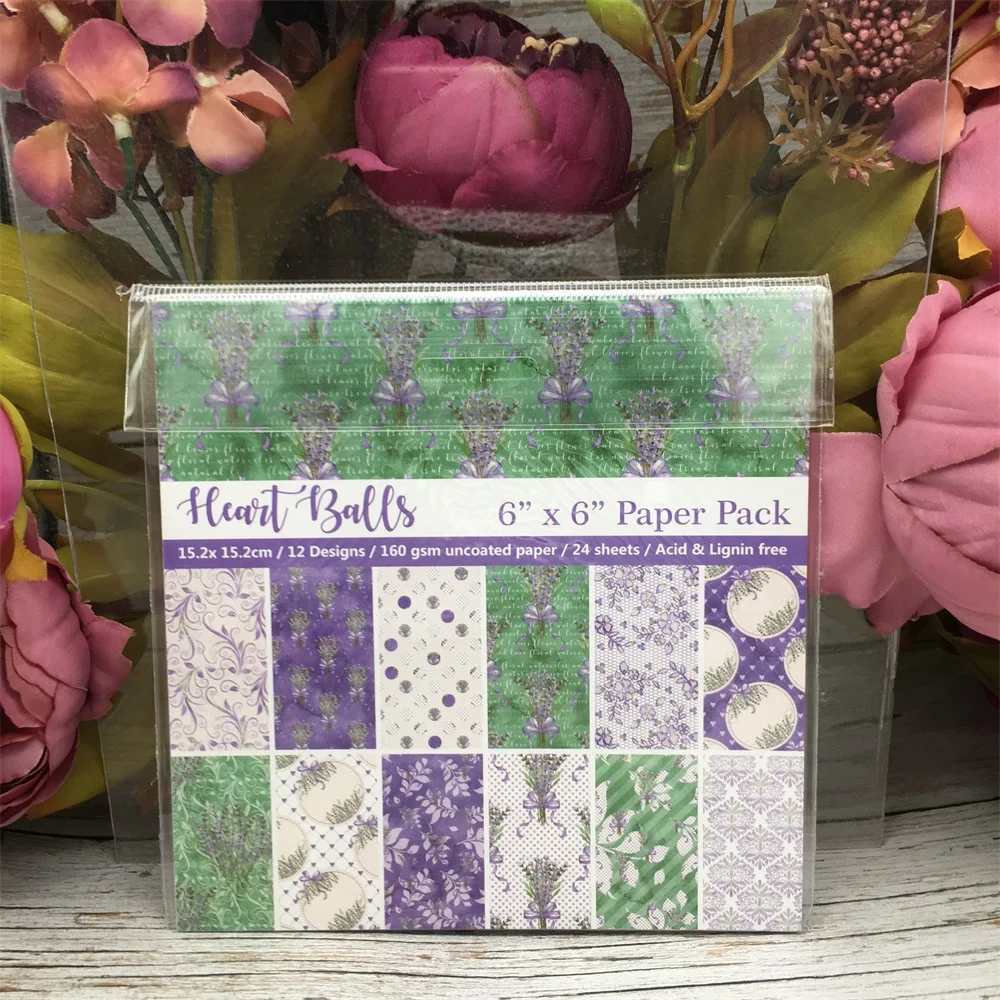 24pcs/Pack 6*6inch 15.2cm Lavender Ball Patterned Paper Pack for Scrapbooking DIY Happy Planner Card Making Journal Project
24pcs/Pack 6*6inch 15.2cm Lavender Ball Patterned Paper Pack for Scrapbooking DIY Happy Planner Card Making Journal Project
