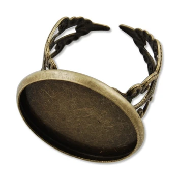 2015 New Fashion Shallow Rings Blanks Setting Fit 20 mm Dia Round Cabochon, Antique Bronze Ring Base, 20 pcs-C1738
2015 New Fashion Shallow Rings Blanks Setting Fit 20 mm Dia Round Cabochon, Antique Bronze Ring Base, 20 pcs-C1738
