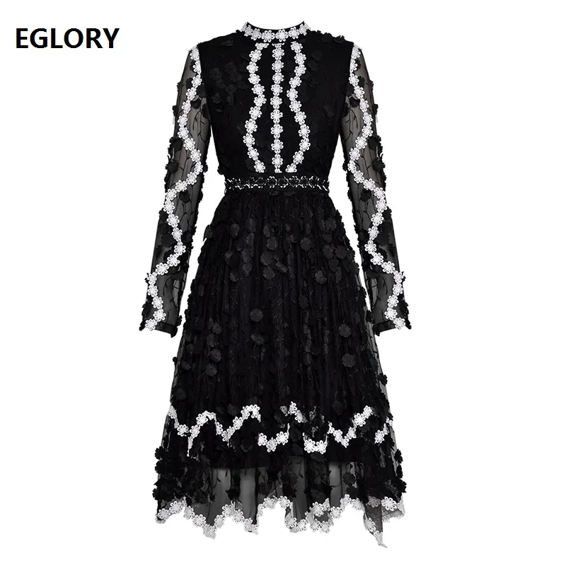 New Chic Women Fashion Dress 2019 Spring Party Ladies Appliques Lace Embroidery Long Sleeve Dress Vintage Retro Vestidos Fiesta
New Chic Women Fashion Dress 2019 Spring Party Ladies Appliques Lace Embroidery Long Sleeve Dress Vintage Retro Vestidos Fiesta