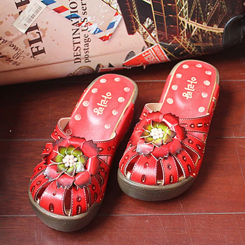 2019 summer new leather cowhide thick bottom flat sandals national candy color ladies home slippers
2019 summer new leather cowhide thick bottom flat sandals national candy color ladies home slippers