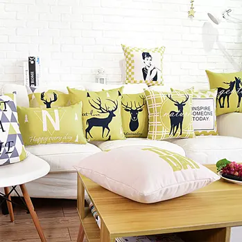 Free Shipping!!Cute geometric square throw pillow/almofadas case adult teen kid,green deer letter cushion cover home decore
Free Shipping!!Cute geometric square throw pillow/almofadas case adult teen kid,green deer letter cushion cover home decore