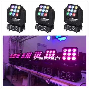 8pieces High bright Lyre LED 9X12W RGBW 4IN1 Matrix Stage Beam Light Moving Heads Dmx dot 3x3 moving head light
8pieces High bright Lyre LED 9X12W RGBW 4IN1 Matrix Stage Beam Light Moving Heads Dmx dot 3x3 moving head light