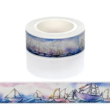 10m*15mm Creative Vintage Style Sea Boat Washi Tape Adhesive Paper Tape Office Supplies DIY Scrapbooking Decorative Sticker Tape
10m*15mm Creative Vintage Style Sea Boat Washi Tape Adhesive Paper Tape Office Supplies DIY Scrapbooking Decorative Sticker Tape