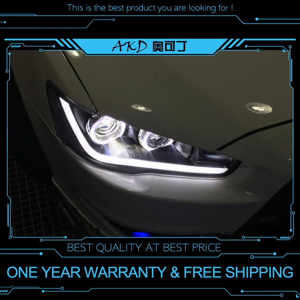 AKD tuning cars Headlight For Mitsubishi Lancer EX 2008-2016 Headlights LED DRL Running lights Bi-Xenon Beam Fog angel eyes
AKD tuning cars Headlight For Mitsubishi Lancer EX 2008-2016 Headlights LED DRL Running lights Bi-Xenon Beam Fog angel eyes