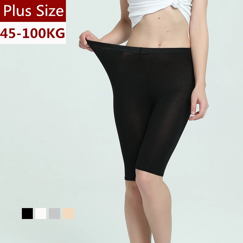 Plus Size Super Thin Short Leggings Women Soft Modal Breathable Pants Thigh Anti-friction Summer Womens Leggings For 45-100kg
Plus Size Super Thin Short Leggings Women Soft Modal Breathable Pants Thigh Anti-friction Summer Womens Leggings For 45-100kg