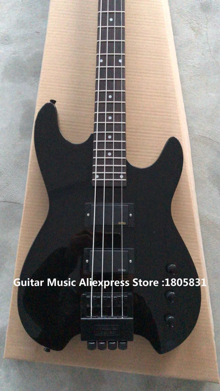 Black Bass Guitars 4 Strings NO Head Electric Bass Headless High Quality From China
Black Bass Guitars 4 Strings NO Head Electric Bass Headless High Quality From China
