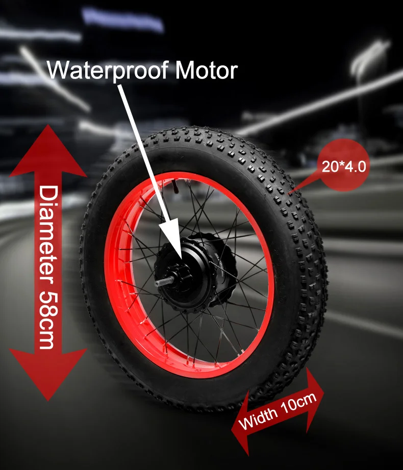 20 Inch Electrical Snow Bike Electrical Bicycle Two Wheel Brushless Motor 500W 48V Mountain Bike Folding Moveable Electrical Scooter HTB1bTjFbc vK1Rjy0Foq6xIxVXau - 20 Inch Electrical Snow Bike Electrical Bicycle Two Wheel Brushless Motor 500W 48V Mountain Bike Folding Moveable Electrical Scooter
