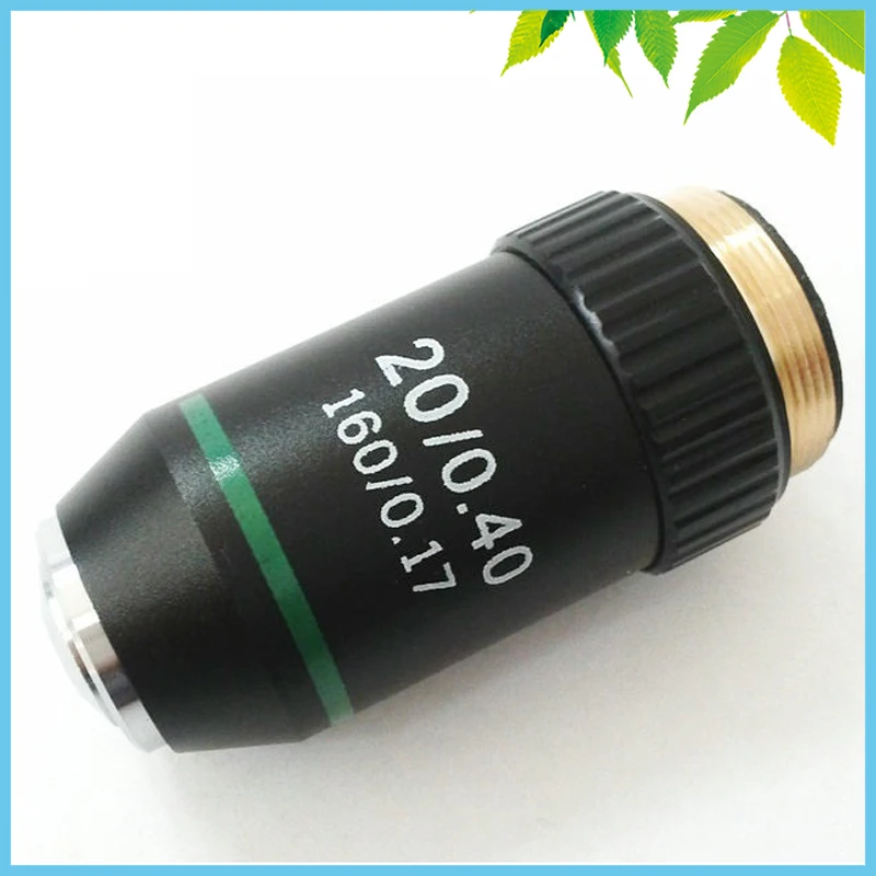 20X DIN45mm Microscope Achromatic Objective Lens with Conjugate Distance 195mm Widely Used for Biological Microscope
20X DIN45mm Microscope Achromatic Objective Lens with Conjugate Distance 195mm Widely Used for Biological Microscope
