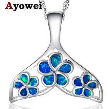 925 sterling silver Necklace Pendants Anniversary gift Fish tail blue Fire Opal for women SP33A
925 sterling silver Necklace Pendants Anniversary gift Fish tail blue Fire Opal for women SP33A
