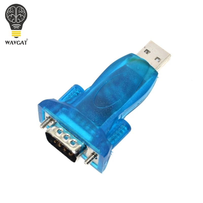 Image 1pcs HL 340 New USB to RS232 COM Port Serial PDA 9 pin DB9 Adapter support Windows7 64