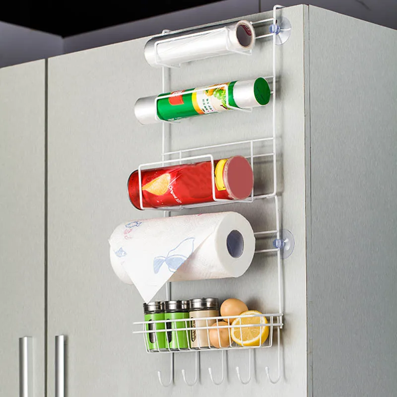 Multilayer Kitchen Storage Hanger Iron Refrigerator Side Shelf Rack Oganizer Tool 2018ing
Multilayer Kitchen Storage Hanger Iron Refrigerator Side Shelf Rack Oganizer Tool 2018ing