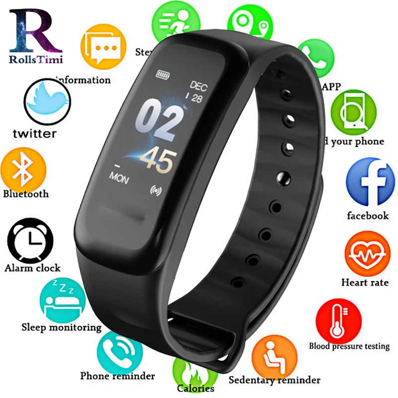 RollsTimi Causal Mens Smart Bracelets Heart Rate Smartwatch Women Fitness Tracker Pedometer Sports Watches Wristband IOS Android
RollsTimi Causal Mens Smart Bracelets Heart Rate Smartwatch Women Fitness Tracker Pedometer Sports Watches Wristband IOS Android