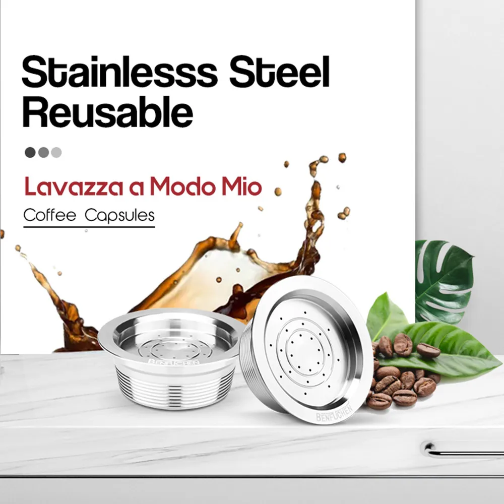 New Refillable Coffee Filters For Lavazza A Modo Mio Machine Stainless Steel Reusable Coffee Capsule Pod Tea Brackets
New Refillable Coffee Filters For Lavazza A Modo Mio Machine Stainless Steel Reusable Coffee Capsule Pod Tea Brackets